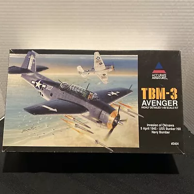 Accurate Miniatures 1/48 Avenger TBM-3 Avenger Model Kit • $79.99