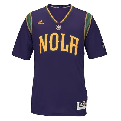 New Orleans Pelicans Official  Mardi Gras  Pride Climacool Men's Swingman Jersey • $99.99