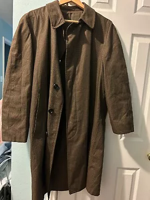 Mens Vintage London Fog Trench Coat Soze 38 Excellant Condition • $60