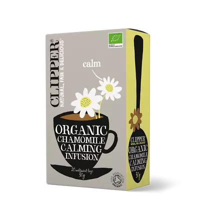 Clipper Calming Chamomile Infusion Tea Organic Caffeine Free Choose Quantity • £2.19