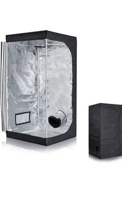 £34.99 • Buy Grow Tent Hydro Box Waterproof Hydroponics Dark Room Garden 60x60x140cm #123