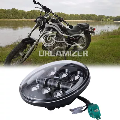 5.75  Turn Signal Hi/Lo LED Headlight For Yamaha Virago 250 750 535 Vmax 1200 • $45.03