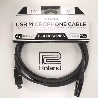 Roland RCC-10-USXF Black Series XLR Female To USB Cable - 10' Cable-hff3 • $30