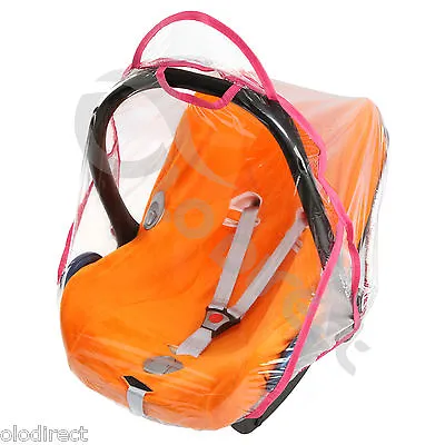 Quality Car Seat Rain Cover 0/11kg Carseat Raincover New -  TOP QUALITY ( Pink ) • £7.85