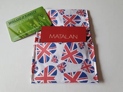 Handmade Union Jack Card Holder Pouch Purse Wallet Gifts For Him Her • £5