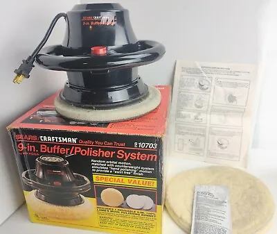 $40.14 • Buy Sears Craftsman 9-inch Buffer Polisher System Model NO. 10703  Tested 
