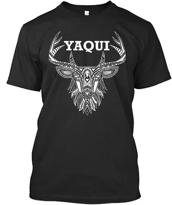 Yaqui Indian Stylized Deer Head Tee T-Shirt Made In The USA Size S To 5XL • $21.89