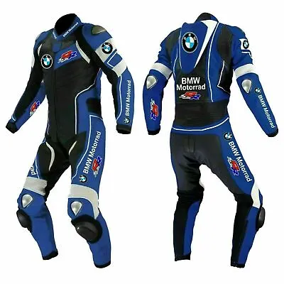 BMW Motorcycle Leather Racing Suit Motorbike Riding Suit All Sizes Available • $366.74