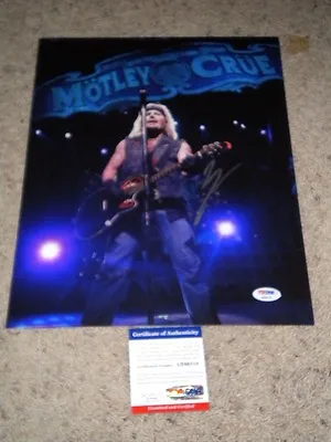 NICE! VINCE NEIL  MOTLEY CRUE  SIGNED 11X14 PHOTO Psa/dna  • $145