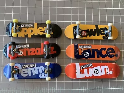 6 Preowned Tech Deck Flip Skateboard Fingerboard Gonzales Rowley Luan Penny • $29.99