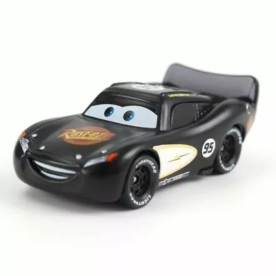 Disney Pixar Cars Black Lightning McQueen 1:55 Diecast Model Toy Car Loose Gift • $7.98