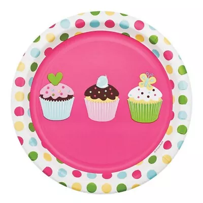 Creative Party Sweet Treats Cupcake Party Plates (Pack Of 8) SG29500 • £7.57