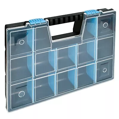 DIY Organiser STORAGE CASE Small Parts Carry Tool Box Screws Craft Stationary • £7.97