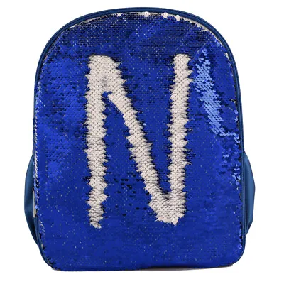 New DIY Children Sequin Print Bag Girls/Kids Backpack - Small Size/Blue • $31.02