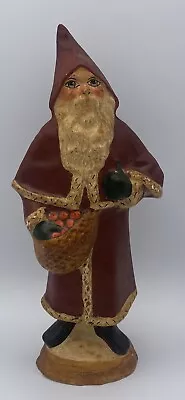 $104.99 • Buy Vintage  9 Inch Tall Vaillancourt Folk Art Santa Figurine #184 Dated 1987