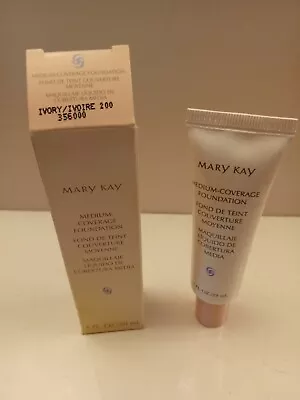 Mary Kay Medium Coverage Foundation Ivory 200 Discontinued New • $39.95