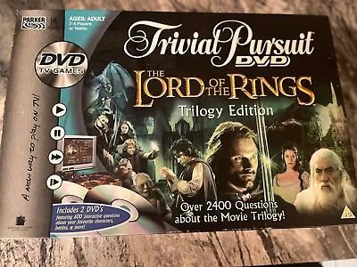 £25 • Buy Lord Of The Rings Trilogy Edition DVD Trival Pursuit Board Game