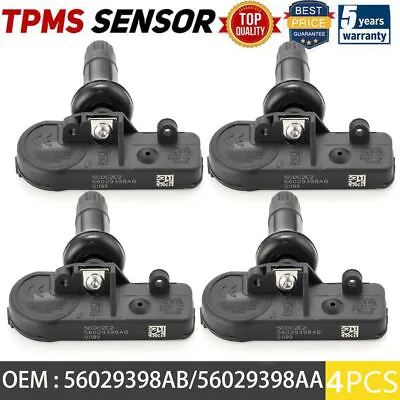 4PCS 433MHZ Tire Pressure Sensor TPMS  56029398AB For RAM 2011-2013 1500 2500 • $21.49