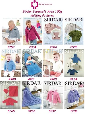 £3 • Buy Sirdar Supersoft Aran Childrens Patterns