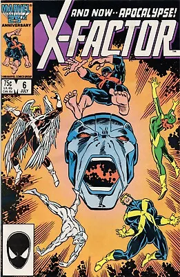 X-FACTOR # 6 MARVEL COMICS 1986  1ST APOCALYPSE Key • $44.99