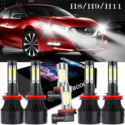 NEW US 4-Sides LED COB Chip Headlight Bulbs H/L Beam For Nissan Altima 2007-2017 • $81.27