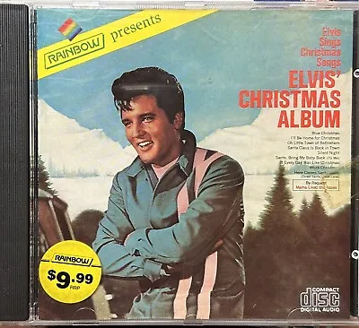 ELVIS PRESLEY Elvis' Christmas Album Rare Rainbow CD • $19.95