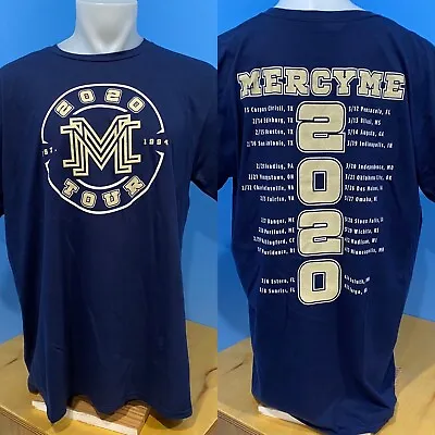 NEW 2020 MERCYME Concert Tour T Shirt Size XL Christian Band Mercy Me NWOT • $13.99