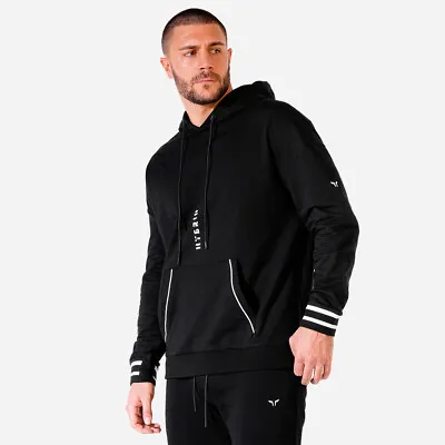 Squat Wolf HOODIE HYBRID Mens Sport Workout Full Jumper Jacket Sweatshirt Small • $59.95