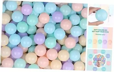  5 Mixed Colors Macaron Ocean Ball (Ship From USA) For Babies Kids Children  • $37.58