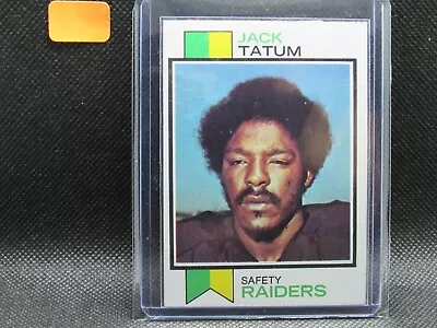 1973 Jack Tatum Topps Football Rookie Card # 280 Oakland Raiders  • $28