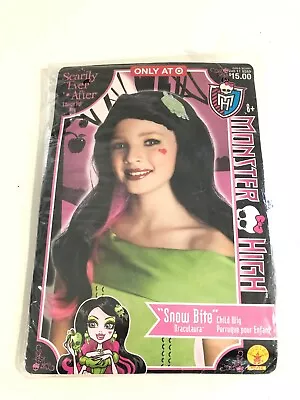 MONSTER HIGH Child DRACULAURA WIG New SNOW BITE GIRLS Costume Scarily Ever After • $14.99