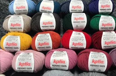 Katia Merino 100%  - DK - 22 Shades • £3.25