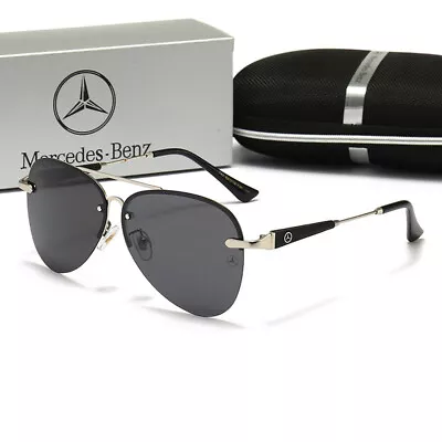 Car Logo Men's Polarized Sunglasses European Fashion Retro Sunglasses Driving • $48.27