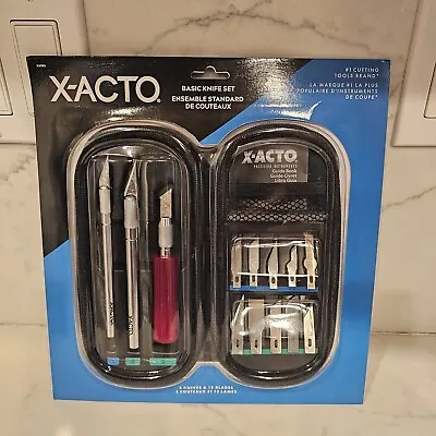 $19.88 • Buy X-ACTO Compression Basic Knife Set, 3 Knives, 13 Blades,Soft Carry Case, 17 Pcs