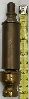 Vintage Antique Brass Steam Whistle 5-1/8  Tall 1  Bell Dia Works Train Engine • $195