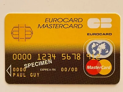 Carte Bleue Eurocard FAKE Credit Card▪️France▪️Collectible Only▪️MasterCard • $6.99