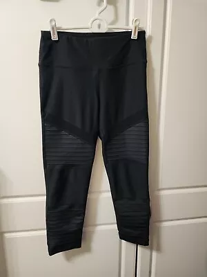 Women's 90 Degree By Reflex Size S Black Yoga Pants Active Wear Leggings GUC • $7.50