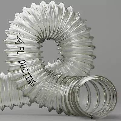 £224.48 • Buy PU Flexible Ducting Hose Pipe - Ventilation, Woodworking, Fume & Dust Extraction