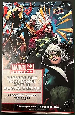 2021-22 Upper Deck Marvel Annual: Pick Your Card To Complete Set (Base) • $1