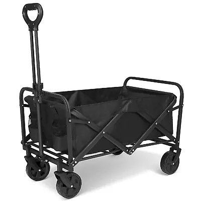 Foldable Collapsible Camping Outdoor Garden Trolley Cart Wagon Truck Wheelbarrow • £39.99