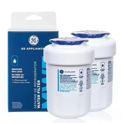 2 PACK GE MWF New Genuine Sealed GWF 46-9991 MWFP Smartwater Fridge Water Filter • $24.99