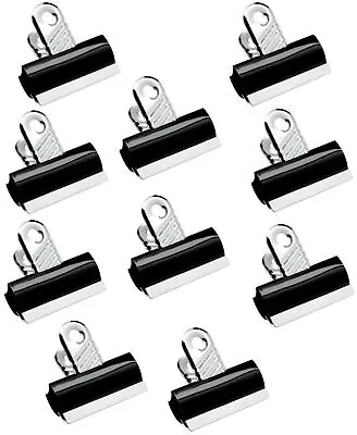 £4.95 • Buy Q-Connect Bulldog Clips Metal Grip Clip Paper Binding - 10 Pack - Select Size