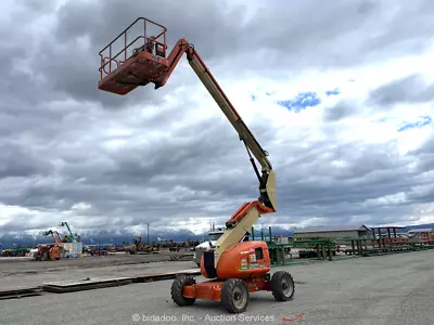 2007 JLG 600AJ 60' 4WD Diesel Articulating Boom Lift Man Aerial Bidadoo -Repair • $1225