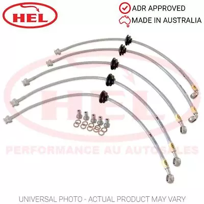 HEL Braided Brake Line Kit - Holden Commodore VY/VZ Crewman/1 Tonner 296mm Front • $329.95