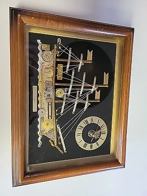 Linden Clipper Boat Clock Picture Missing The Stand Vintage Used  Parts Only • $21.50