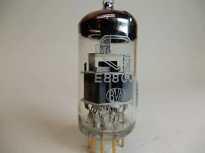 Mullard E88CC BVA Gold Pin Vacuum Tube Amplitrex Tested 100/82% Gm • $100