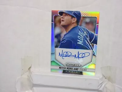 2014 Mitch Moreland Panini Prizm  Auto/autograph Texas Rangers  • $4.25