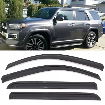 4pcs Window Visors Sun Rain Deflector Guards For 2010-2022 Toyota 4Runner • $39.99