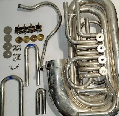 St. Petersburg 202N Silver 4 Valve Tuba *Replacement Parts* • $9.95