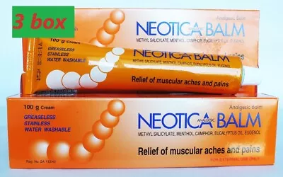 Pack 3 X 100g Neotica Balm Sport Relaxing Massage Cream  Sport & Muay Thai Balm • $43